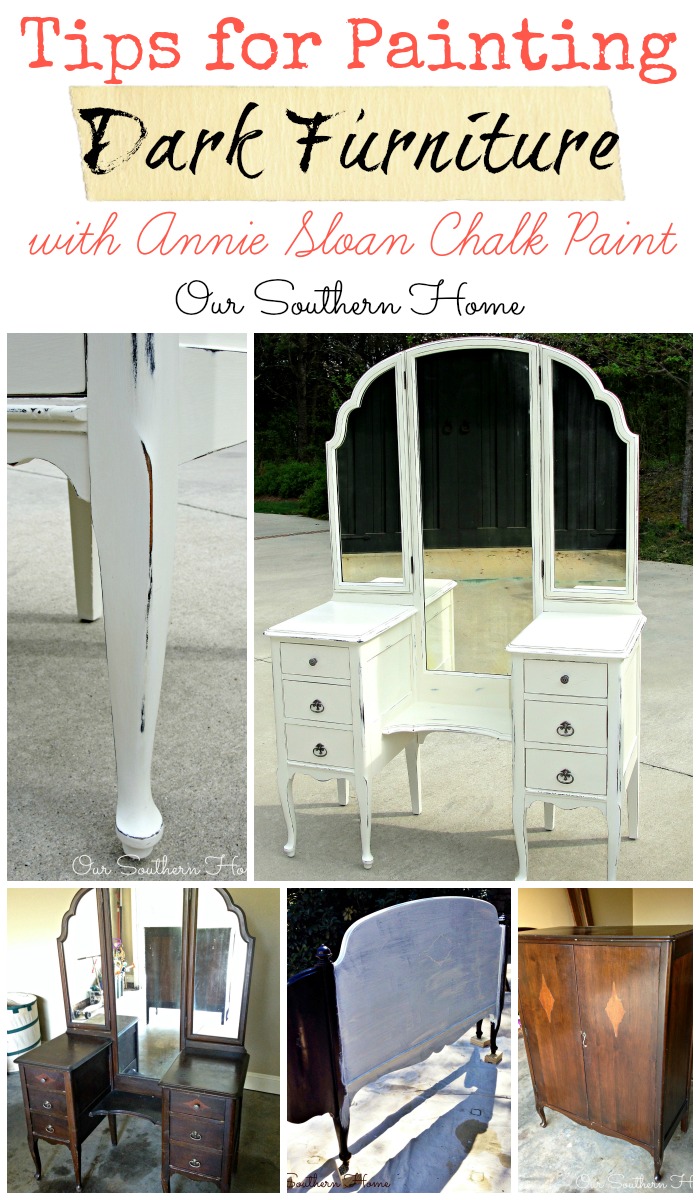 How to Refinish Furniture with Chalk Paint - A Mom's Take