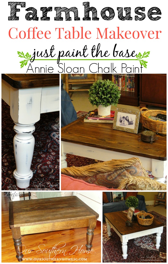 Easy Coffee Table Makeover - Chas' Crazy Creations