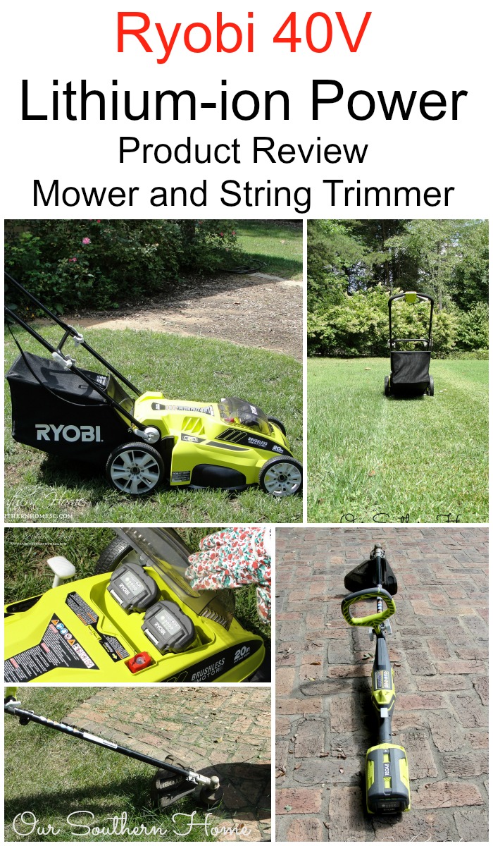Ryobi Mower and String Trimmer Review - Our Southern Home