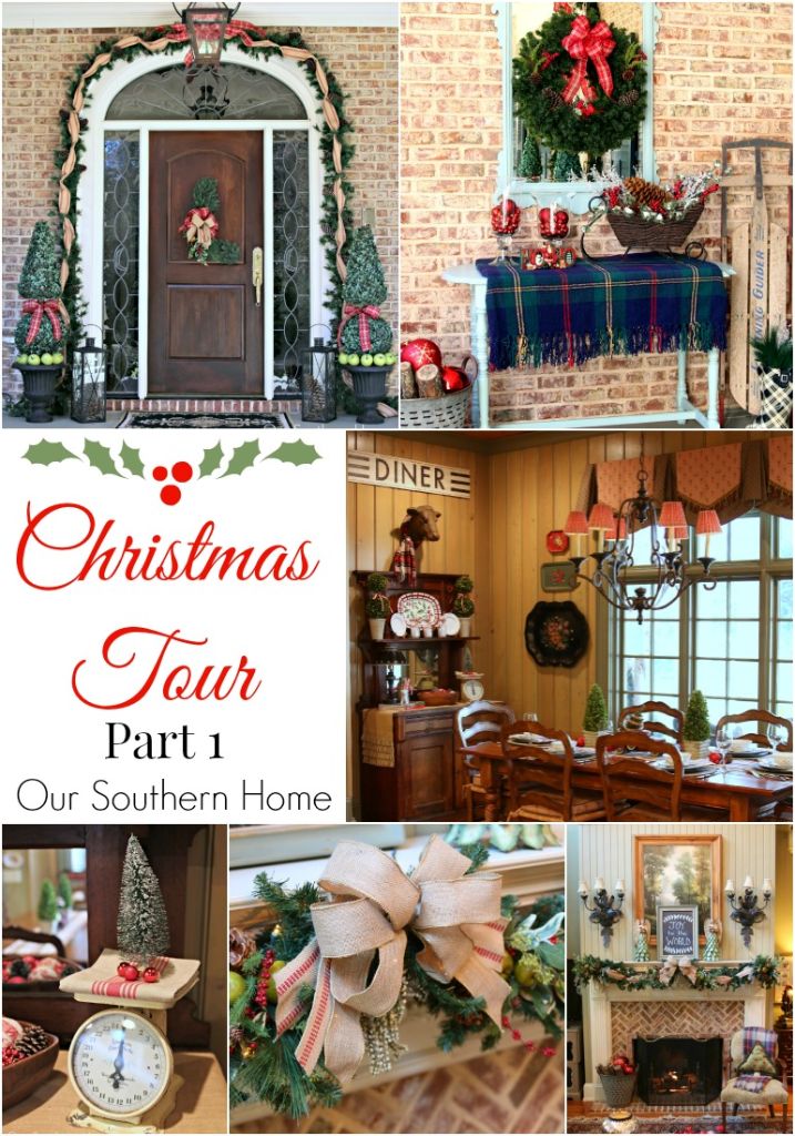 Southern Christmas Home Tour Part 1 - Our Southern Home