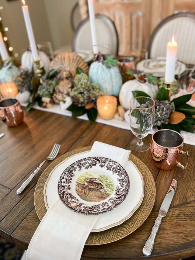 Casually Elegant Thanksgiving Tablescape - Our Southern Home