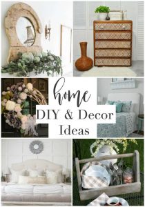 collage of home decor with text overlay