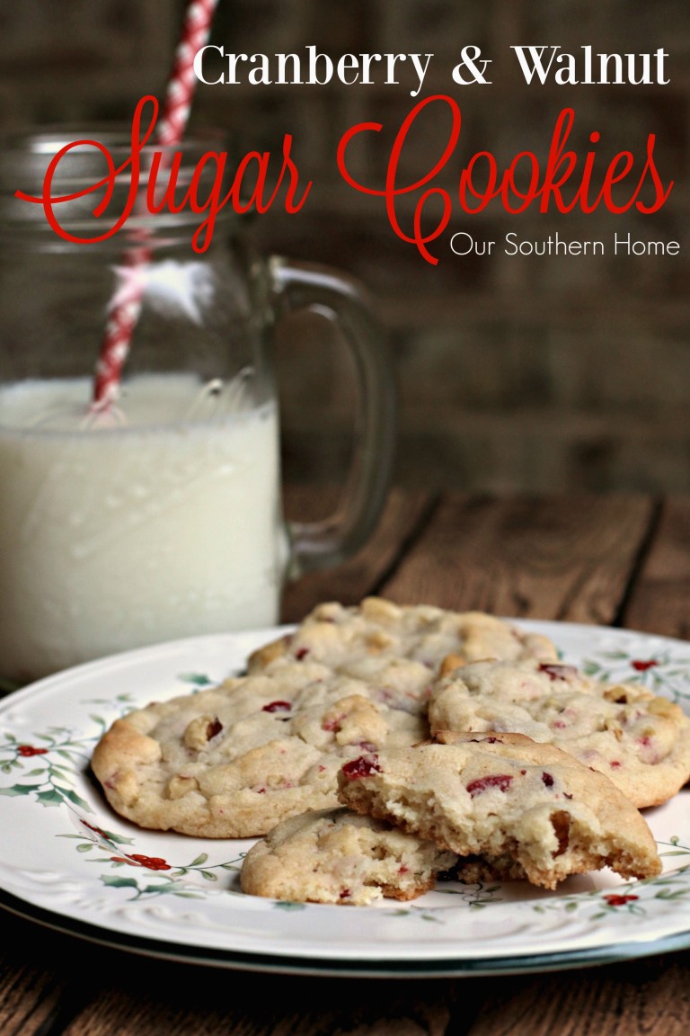 Walnut and Cranberry Cookies / Christmas baking just got easier with Betty Crocker Cookie mixes via www.oursouthernhomesc.com / #bakingwithbetty #ad