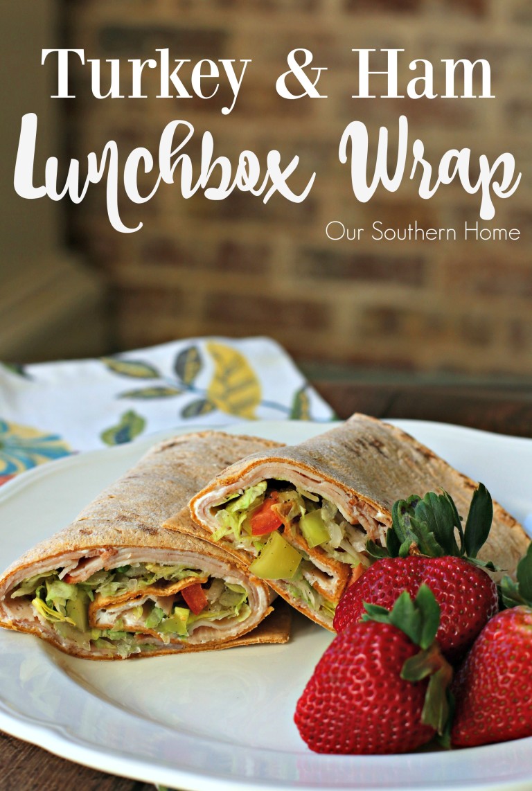 Turkey and Ham Lunchbox Wrap Recipe/#ad #HillshireFarmNaturals/ www.oursouthernhomesc.com