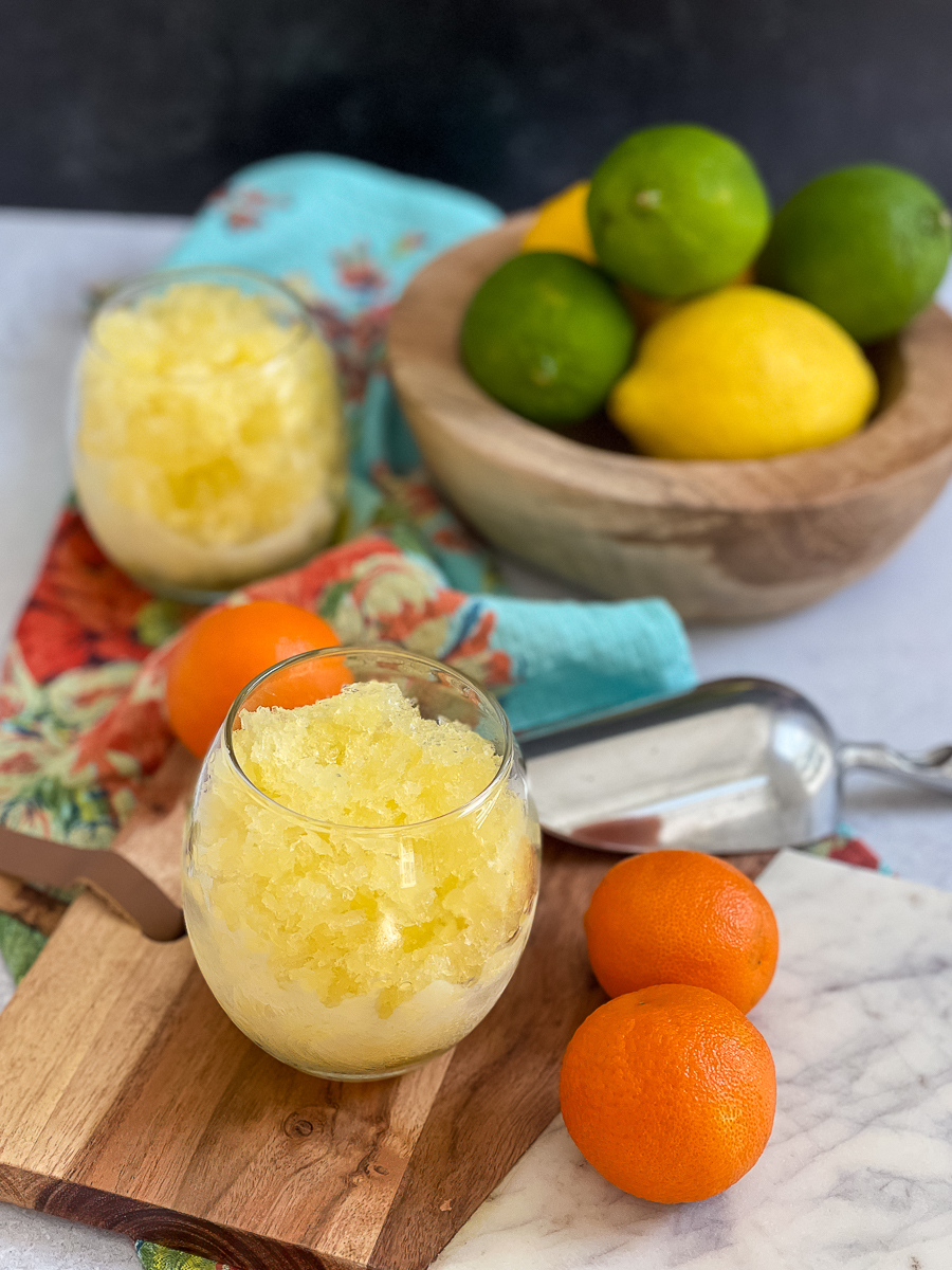 5 Ingredient Citrus Adult Summer Slushie Recipe