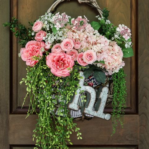 How to Make a Basket Wreath for the Front Door – Craftivity Designs
