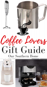 coffee lovers gift guide pin