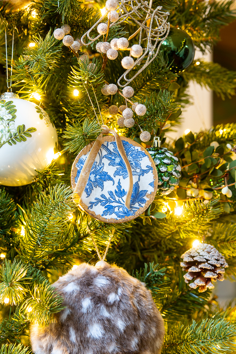 Ice Blue Christmas Decorations - Happy Happy Nester