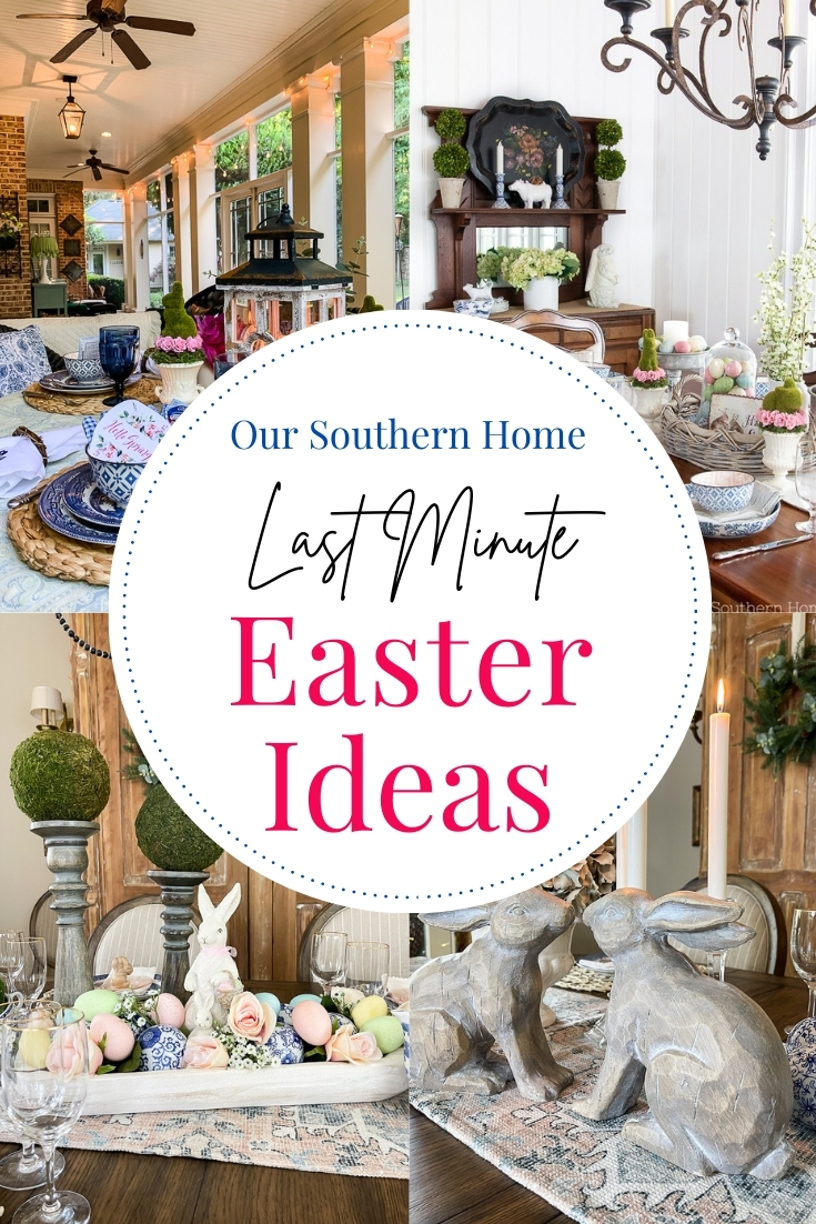 A Simply Styled Nest Easter Centerpiece - Our Southern Home