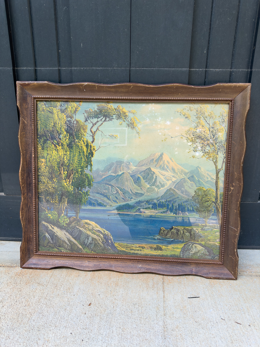 before of thrift store art