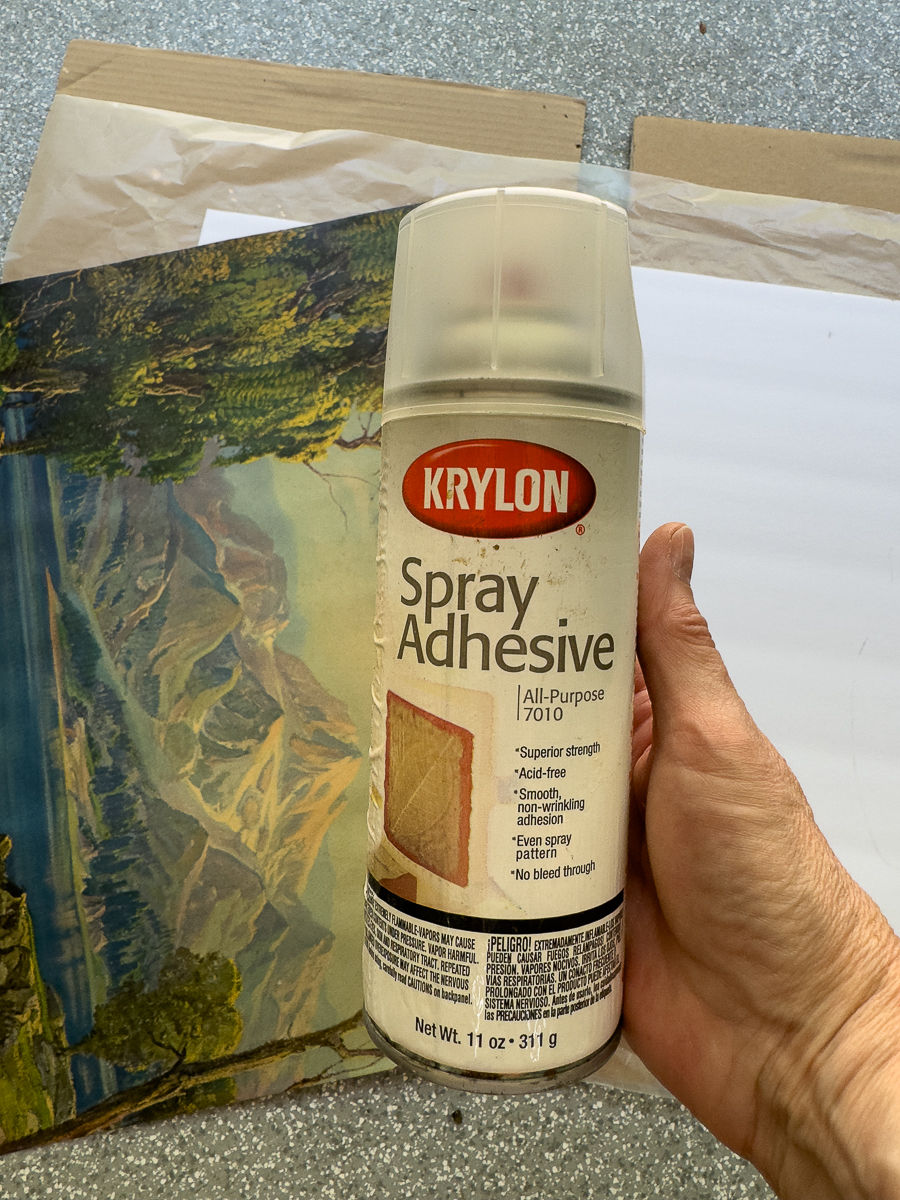 can of spray adhesive