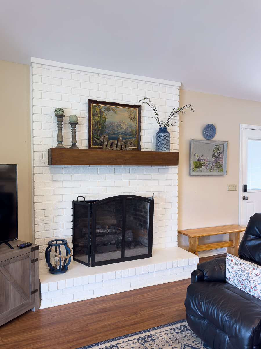 family room mantel