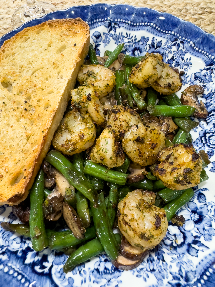 dinner on a plate